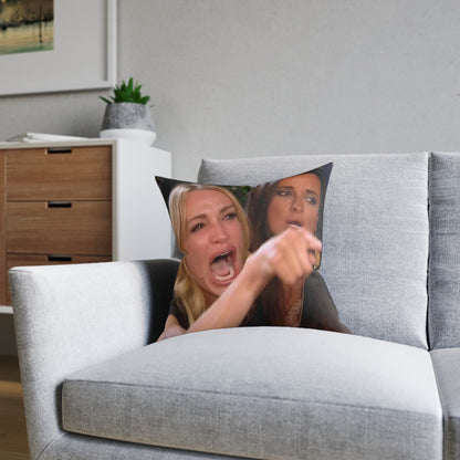 Lady Pointing At Cat Meme